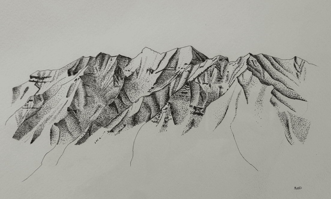 SW face of Timpanogos